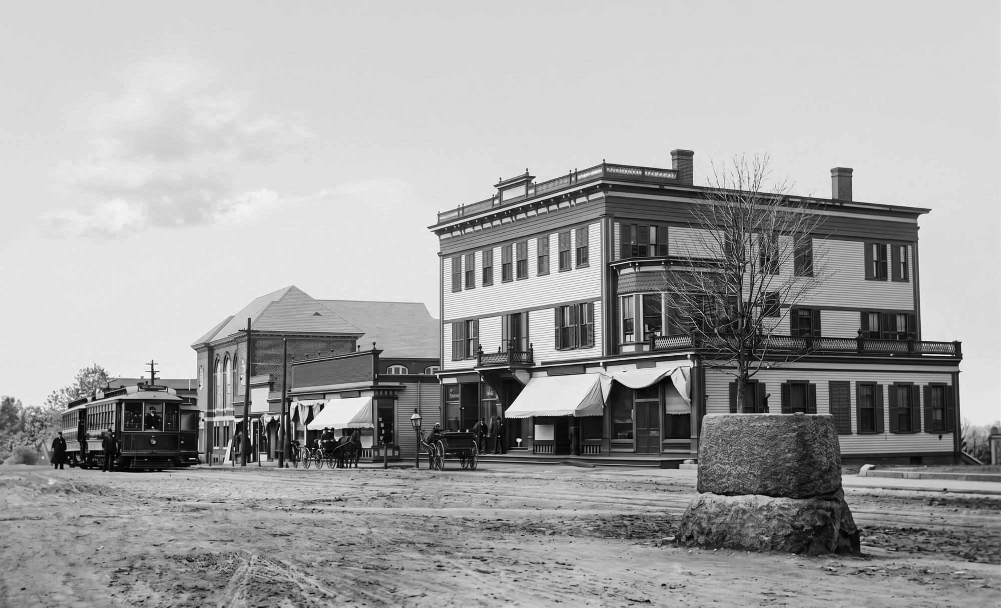 Main Street, in an earlier era